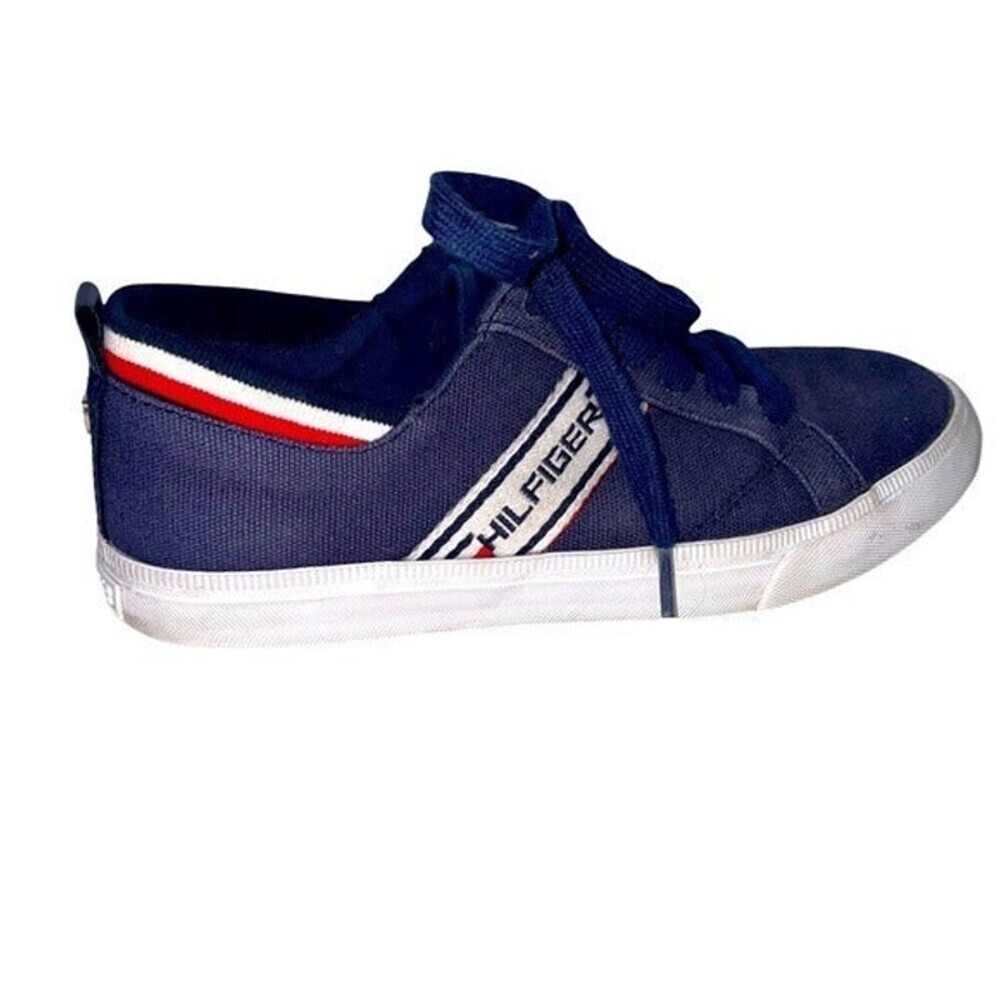 Sneakers TOMMY HILFIGER Low Cut Lace-Up Sneaker blue-red-white SZ 6.5 M